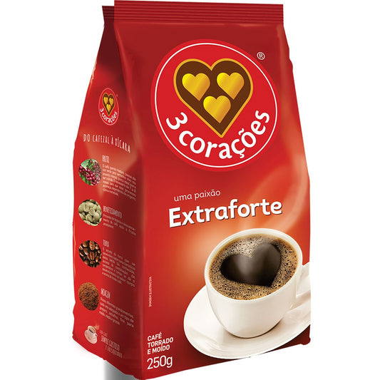 Café Extra Forte 250g TRÊS CORAÇÕES